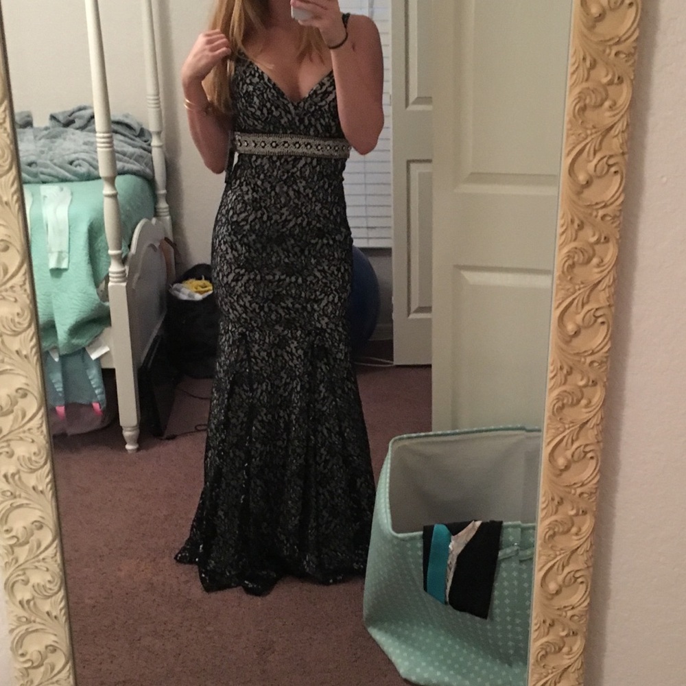 Prom dress black lace